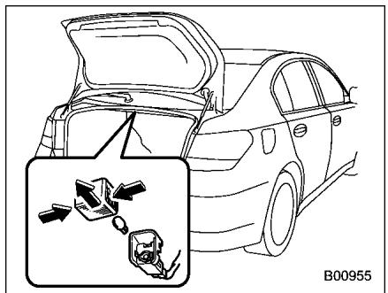 SUBARU Outback (2011) - ■ Éclairage de coffre à bagages (Legacy) - 1