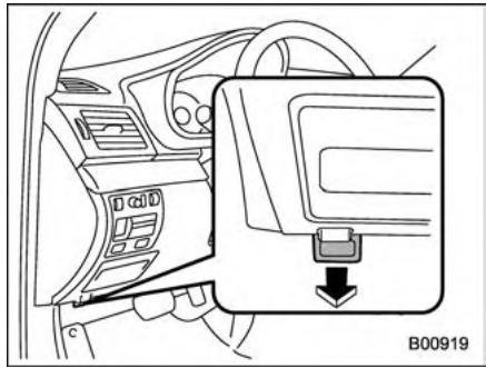 SUBARU Outback (2011) - Ouverture du capot: - 1