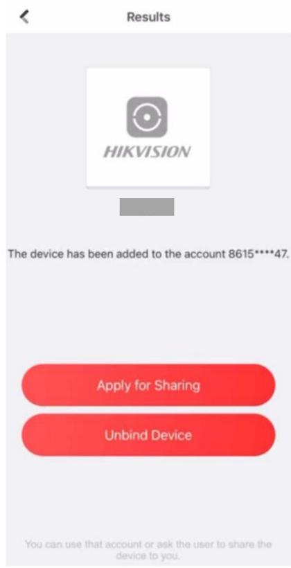 Hikvision AXE PRO - DSPWA64KITWE - Dissocier l'appareil d'un autre compte - 4