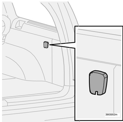VOLVO V70 - V70R - XC70 (2004-2007) - Support pour sacs à provisions (en option) - 1