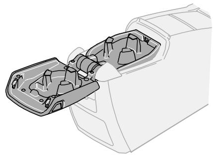 VOLVO V70 - V70R - XC70 (2004-2007) - Compartiments de rangement de la console centrale - 2