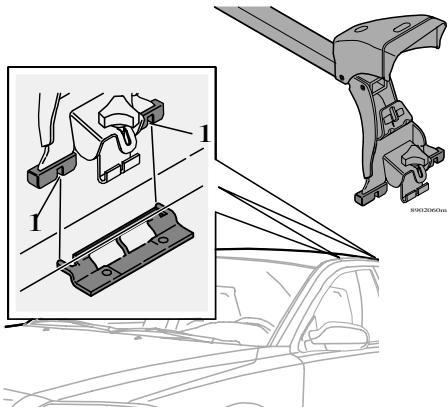 VOLVO V70 - V70R - XC70 (2004-2007) - Capuchon des barres de chargement - 1