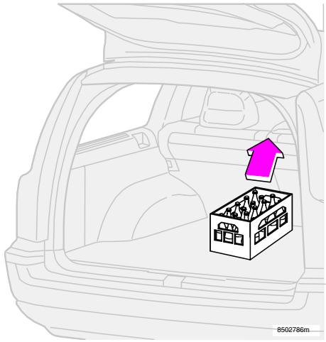 VOLVO V70 - V70R - XC70 (2004-2007) - Chargement du coffre - 1