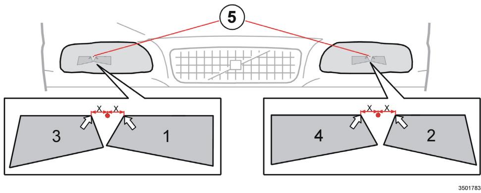 VOLVO V70 - V70R - XC70 (2004-2007) - Masquage des phares - 1