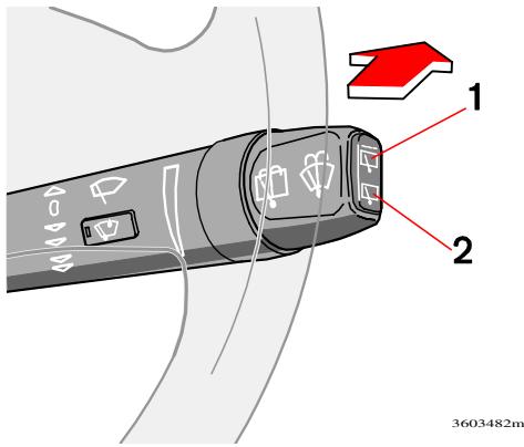 VOLVO V70 - V70R - XC70 (2004-2007) - Lave-glace et essuie-glace, lunette arrête - 1