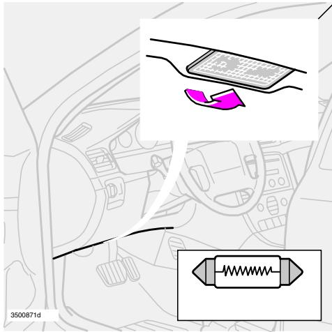 VOLVO V70 - V70R - XC70 (2004-2007) - Miroir de courtoisie - 1