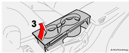 VOLVO V70 - V70R - XC70 (2004-2007) - Compartiments de rangement de la console centrale - 4
