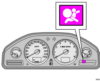 VOLVO V70 - V70R - XC70 (2004-2007) - Coussin gonflable (SRS) - côte passager - 1