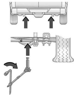 GMC Canyon Phase 1 (2014-2021) - Dépose d'un pneu crevé et installation du pneu de rechange - 5