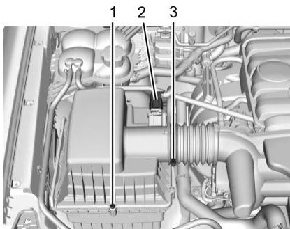 GMC Canyon Phase 1 (2014-2021) - Comment inspecter le filtre à air du moteur - 1