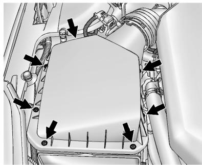 CADILLAC XTS (2012-2019) - Comment inspecter le filtre à air du moteur - 1