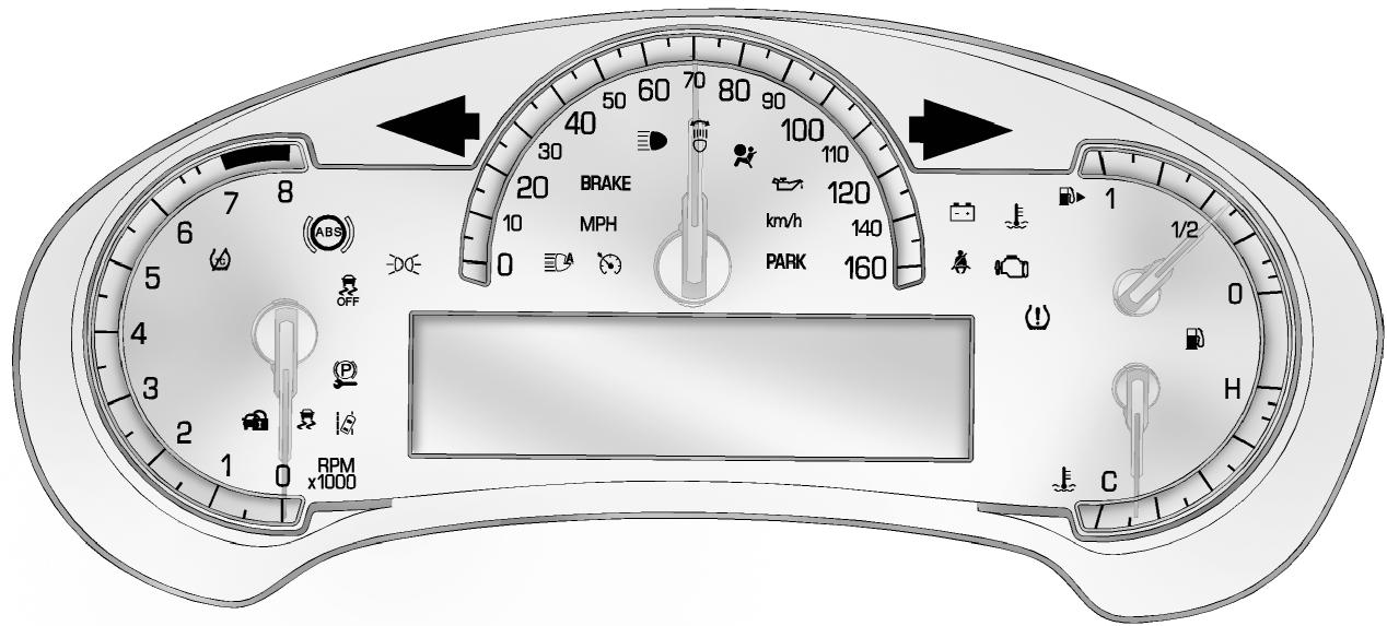 CADILLAC XTS (2012-2019) - Témoins, jauges et indicateurs - 1