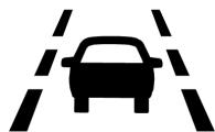 CADILLAC XTS (2012-2019) - Témoin d'assistance au maintien de trajectoire (LKA) - 1