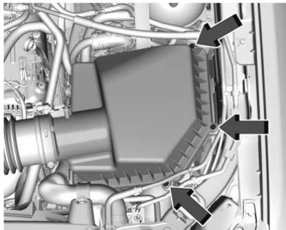 GMC Canyon Phase 2 (2023) - Comment examiner/remplacer le filtre à air du moteur - 1