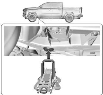 GMC Canyon Phase 2 (2023) - Dépose d'un pneu crevé et installation du pneu de rechange - 4