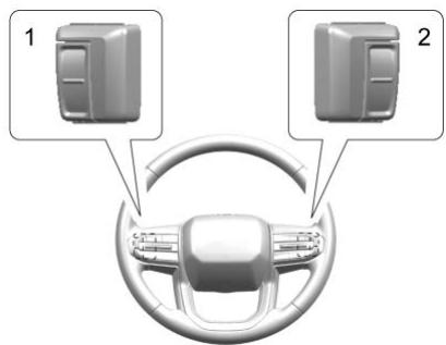 GMC Canyon Phase 2 (2023) - Commandes au volant - 2