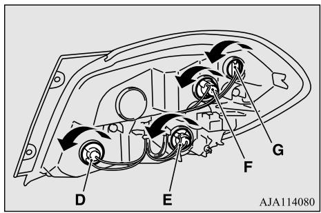 MITSUBISHI Mirage G4 (2016-2019) - Feux combinés arrière - 1