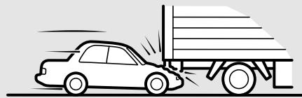 MITSUBISHI Mirage G4 (2016-2019) - IL SE PEUT que les coussins de sécurité gonflables avant et celui pour genoux cote conducteur NE SE DEPLOIENT PAS dans les cas suivants... - 2