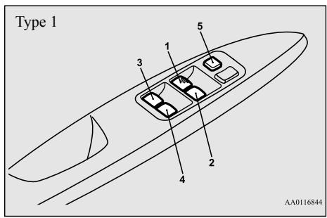 MITSUBISHI Mirage G4 (2016-2019) - Interrupteur principal - 1