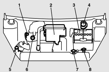MITSUBISHI Mirage G4 (2016-2019) - Vue du compartment moteur - 1