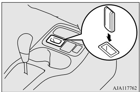 MITSUBISHI Mirage G4 (2016-2019) - Si la clé F.A.S.T. ne fonctionne pas correctement - 1