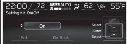 SUBARU WRX - WRX STI (2018) - Réglage On/Off - 1