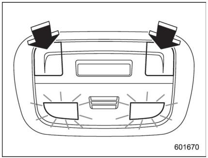 SUBARU WRX - WRX STI (2018) - Lampes de lecture - 2
