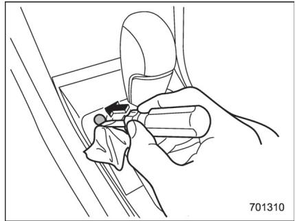 SUBARU WRX - WRX STI (2018) - Deverrouillage du levier selecteur - 1