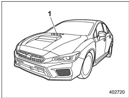 SUBARU WRX - WRX STI (2018) - Nettoyage de la grille de prise d'air - 1
