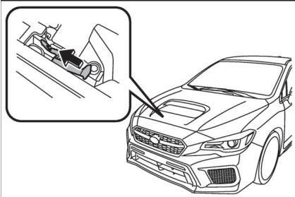 SUBARU WRX - WRX STI (2018) - Ouverture du capot: - 2