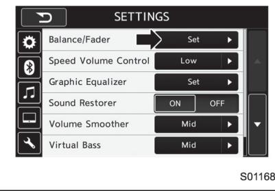 SUBARU WRX - WRX STI (2018) - “Balance/Fader” - 1