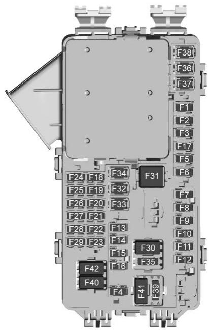 CADILLAC XT6 (2021) - Bloc-fusibles du tableau de bord - 3