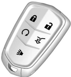 CADILLAC XT6 (2021) - Fonctionnement du système de télédéverrouillage (RKE) - 1