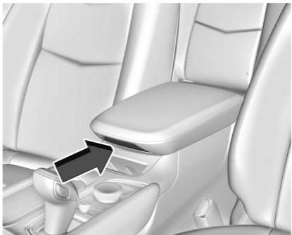 CADILLAC XT6 (2021) - Rangement de la console centrale - 1