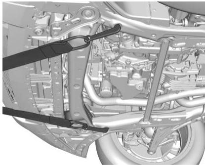 CADILLAC XT6 (2021) - Points de fixation avant - 1