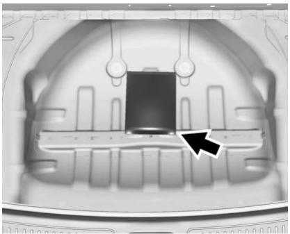 CADILLAC XT6 (2021) - Rangement de la roue dont le pneu est crevé - 2