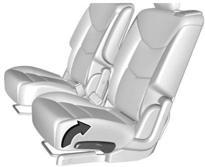 CADILLAC XT6 (2021) - Replier des dossiers de siège - 1