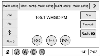 CADILLAC XT6 (2021) - Mode du son (option) - 1