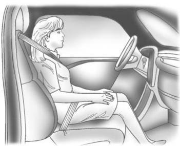 CADILLAC XT6 (2021) - Si le témoin d'activation est éteint en présence d'un occupant de taille adulte - 1