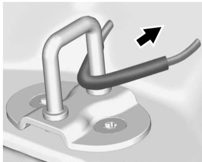 CADILLAC XT6 (2021) - Rangement de la roue dont le pneu est crevé - 4