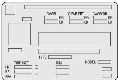 CADILLAC XT6 (2021) - Étapes permettant de déterminer la limite correcte de charge - 1