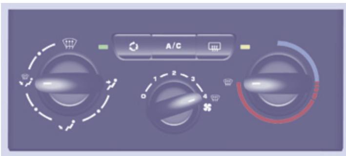 PEUGEOT Partner Phase 2 (2012-2015) - Marché / Arrêt de l'air conditionné - 2