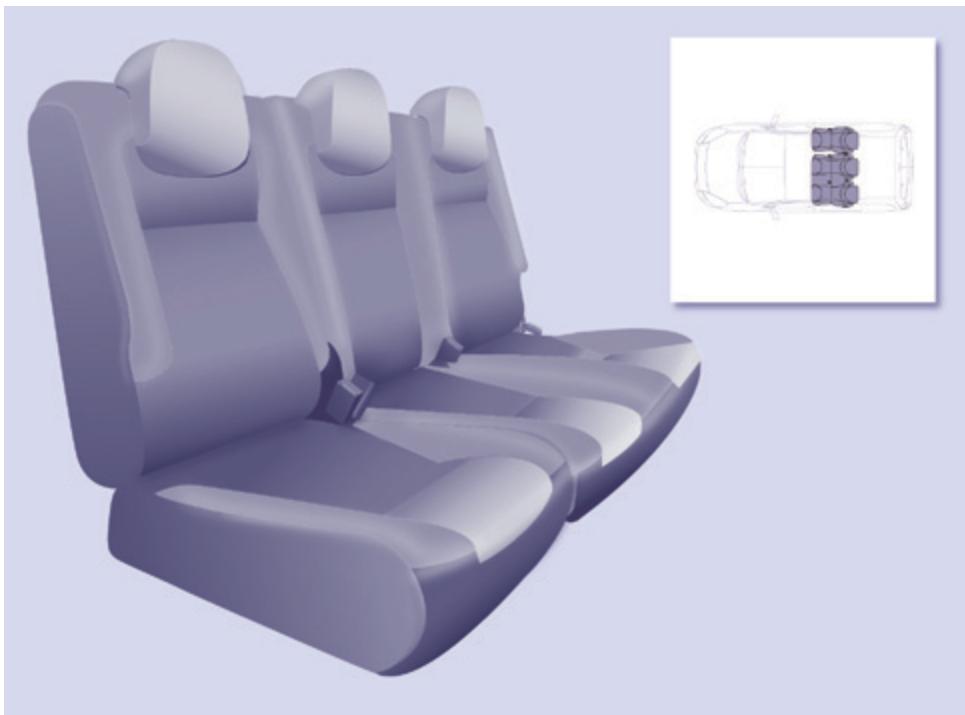PEUGEOT Partner Phase 2 (2012-2015) - Commande des sièges chauffants avant - 1