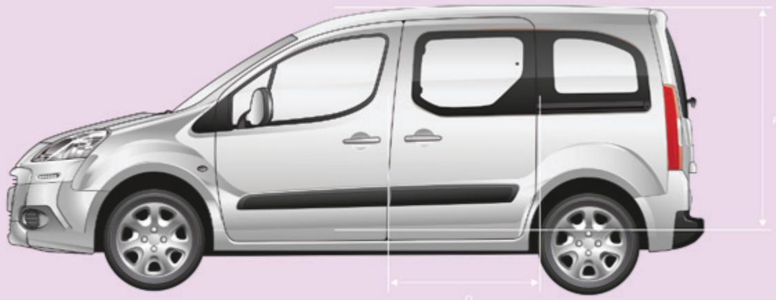 PEUGEOT Partner Phase 2 (2012-2015) - Véhicules avec boîte de vitesses mécanique (version diesel) - 13