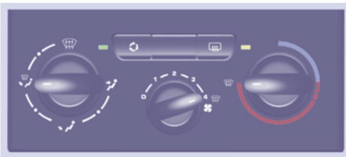 PEUGEOT Partner Phase 2 (2012-2015) - Marché / Arrêt de l'air conditionné - 1