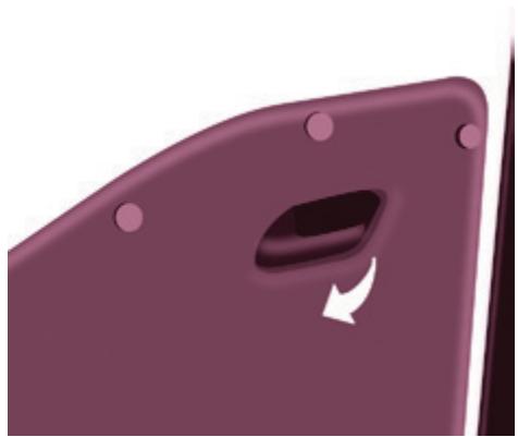 PEUGEOT Partner Phase 2 (2012-2015) - Ouverture à environ 180^ - 2