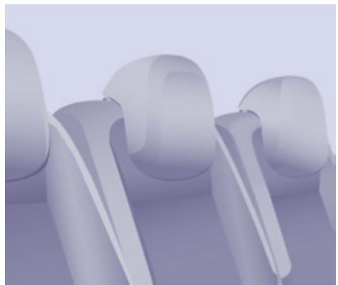 PEUGEOT Partner Phase 2 (2012-2015) - SIÉGES ARRIÈRE (5 PLACES) - 1