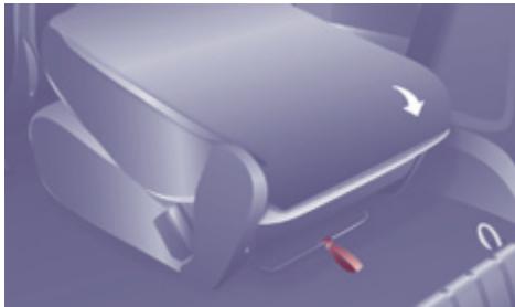 PEUGEOT Partner Phase 2 (2012-2015) - Remetre le siège en place - 4