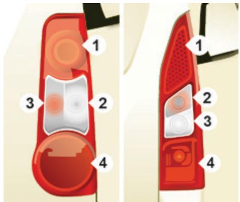 PEUGEOT Partner Phase 2 (2012-2015) - Type A, 12V5W - 5W - 1