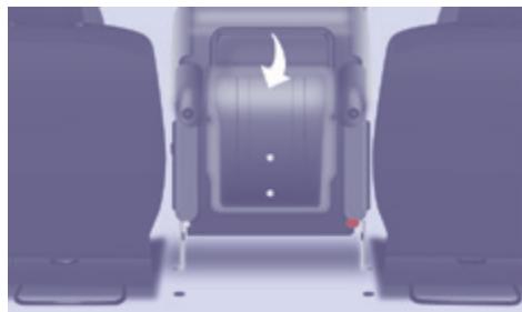 PEUGEOT Partner Phase 2 (2012-2015) - Metre le siège en position portefeuille - 1